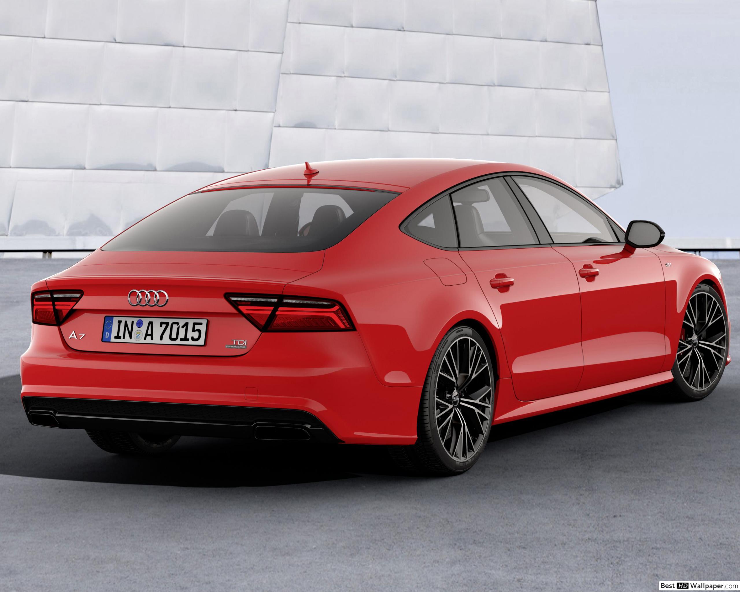 Audi A7 Red , HD Wallpaper & Backgrounds