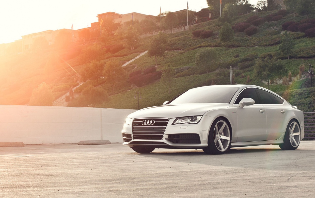Audi A7 Front Angle Wallpapers - Тюнинг Audi A7 2015 , HD Wallpaper & Backgrounds