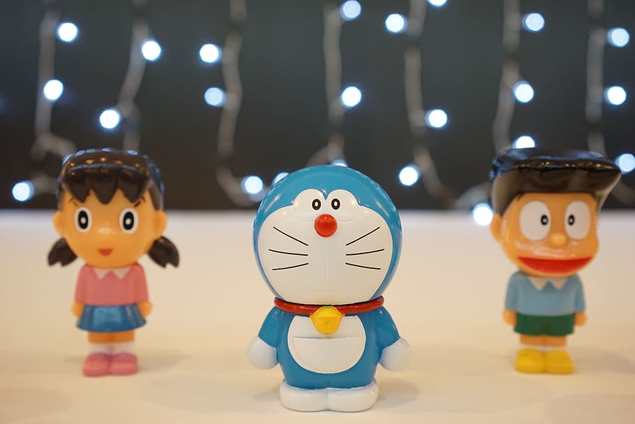 Doraemon Plastic Toy, Toys, Manga, The Characters In - Manga , HD Wallpaper & Backgrounds