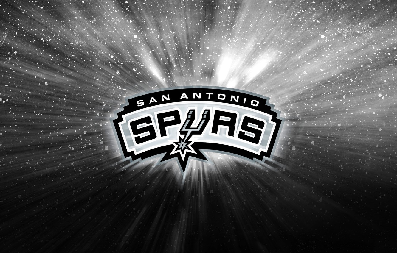 Photo Wallpaper Black, Grey, Basketball, Background, - San Antonio Spurs Background , HD Wallpaper & Backgrounds