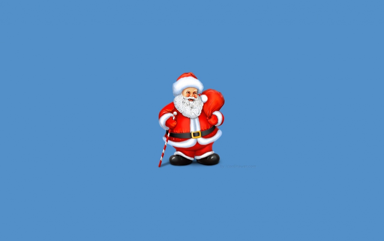 2012 Santa Claus Illustration Wallpapers - Christmas Icons , HD Wallpaper & Backgrounds