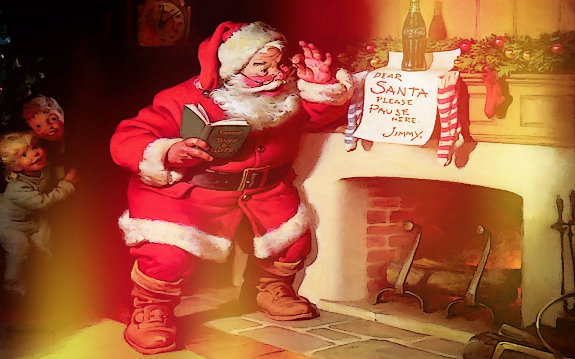 Santa Claus In America , HD Wallpaper & Backgrounds