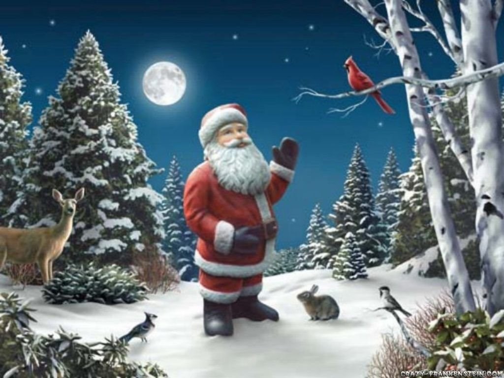 Santa Claus Wallpaper Holiday - Santa Claus Images Hd , HD Wallpaper & Backgrounds