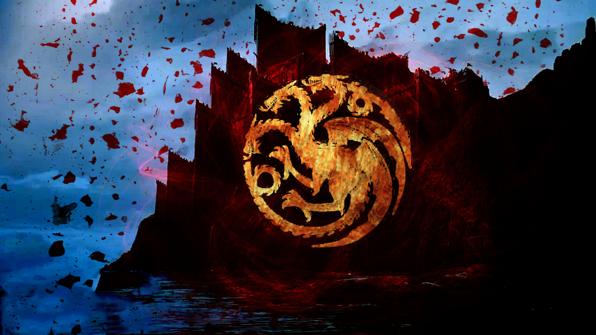 House Targaryen Wallpaper 72 Images - Game Of Thrones House Targaryen Desktop , HD Wallpaper & Backgrounds