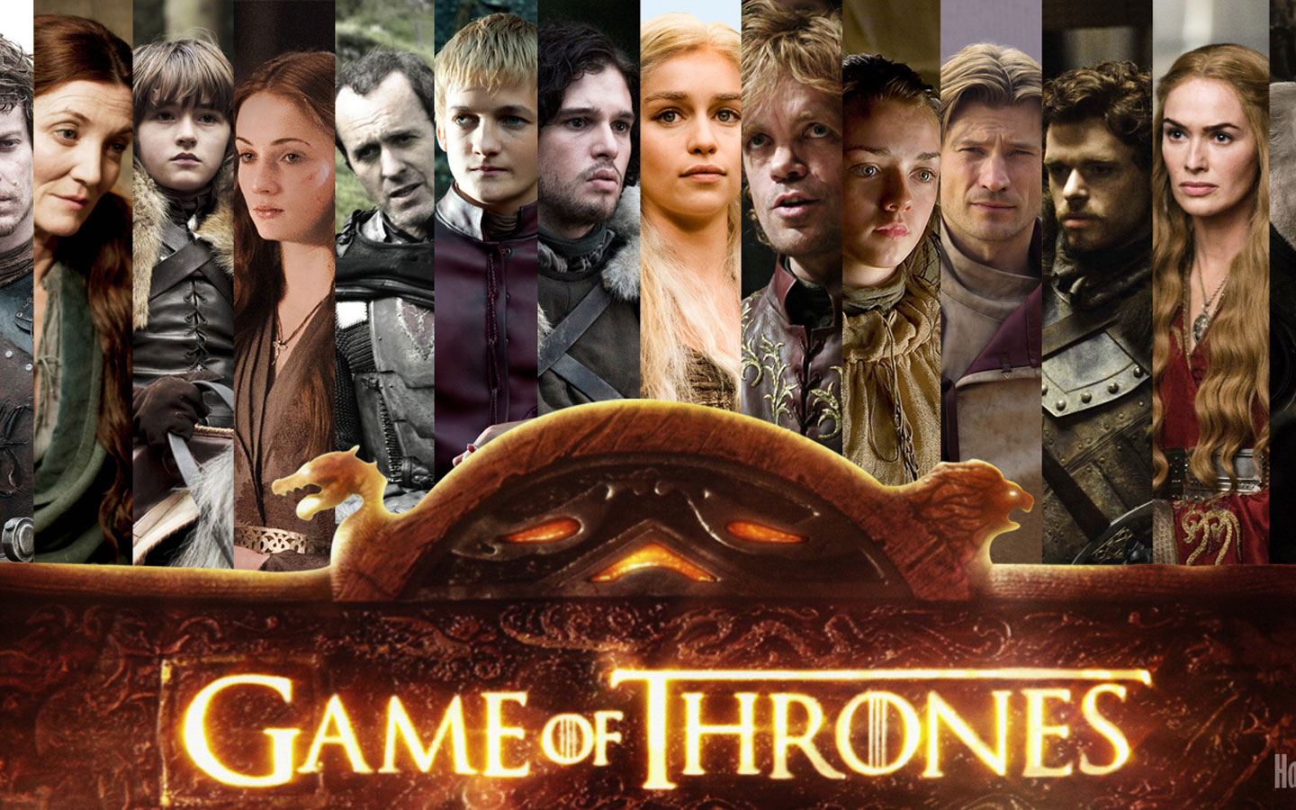 Game Of Thrones Computer Wallpaper - Game Of Thrones Series 4 Characters , HD Wallpaper & Backgrounds