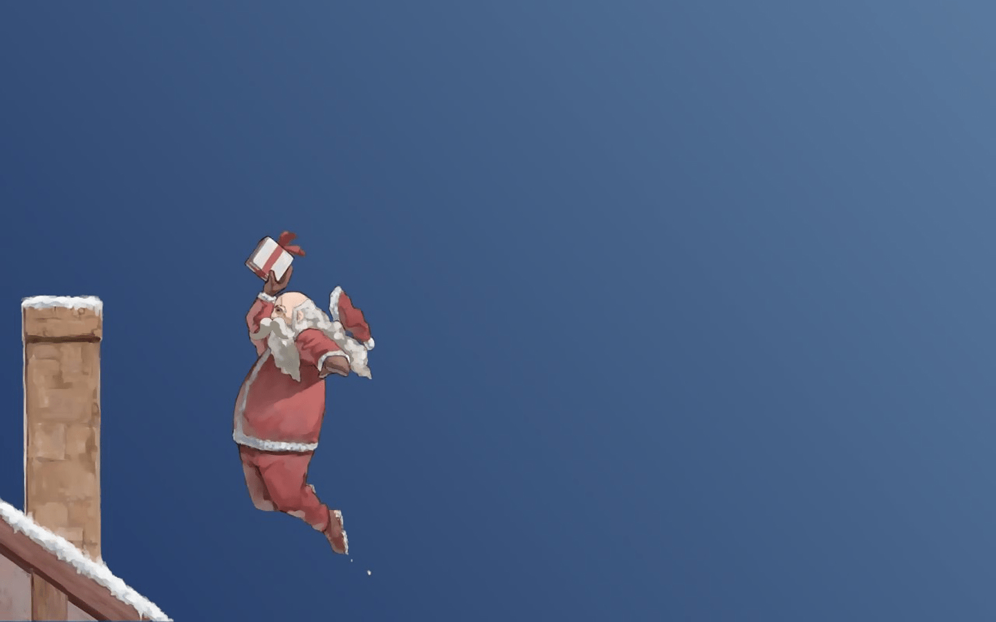 Funny Santa , HD Wallpaper & Backgrounds