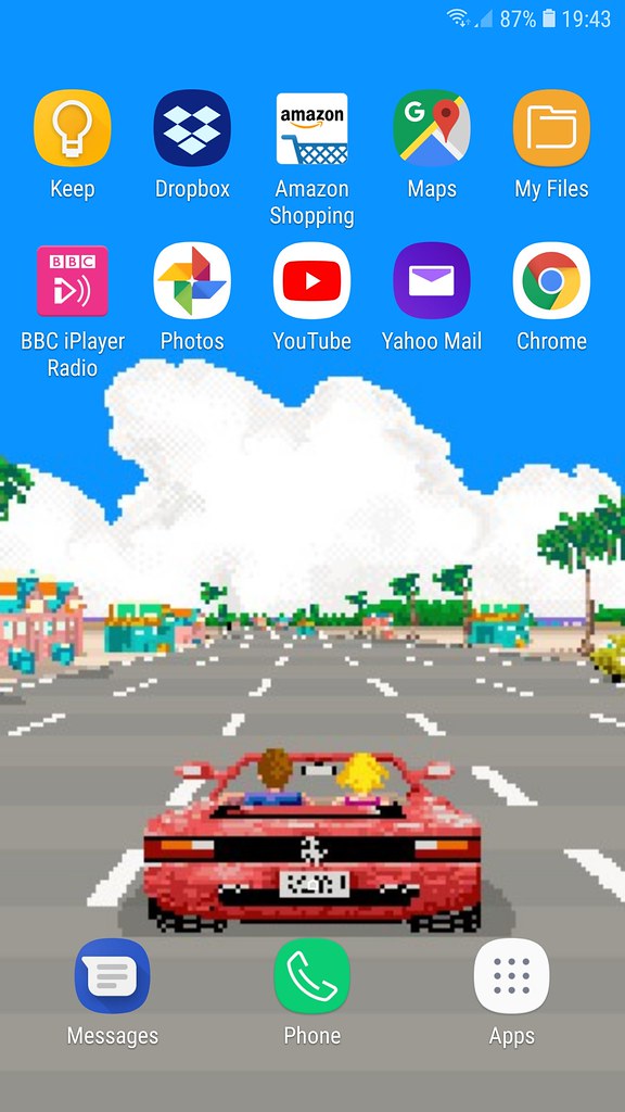 Outrun Wallpaper - Out Run , HD Wallpaper & Backgrounds