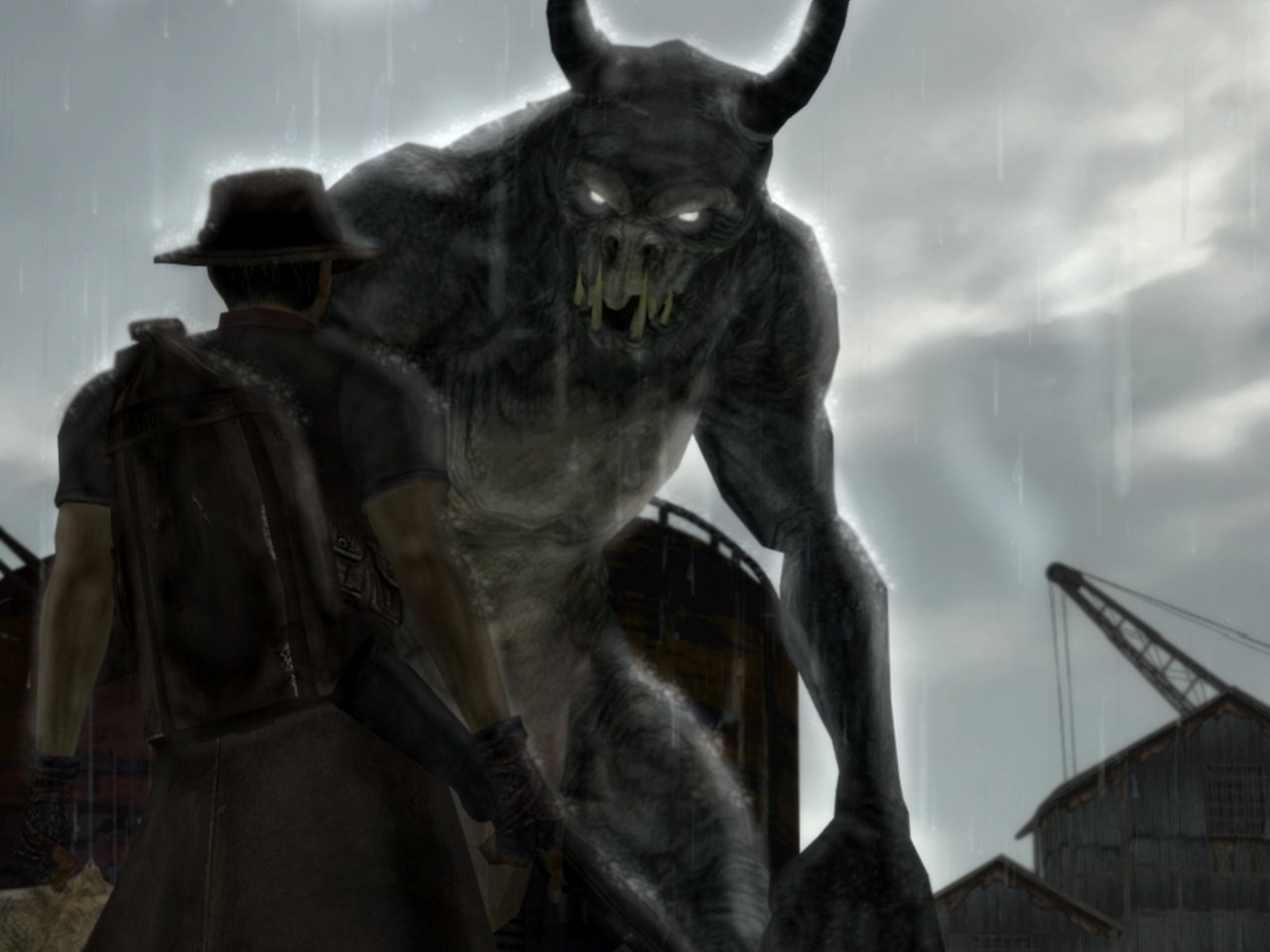 Deathclaw Creepy , HD Wallpaper & Backgrounds