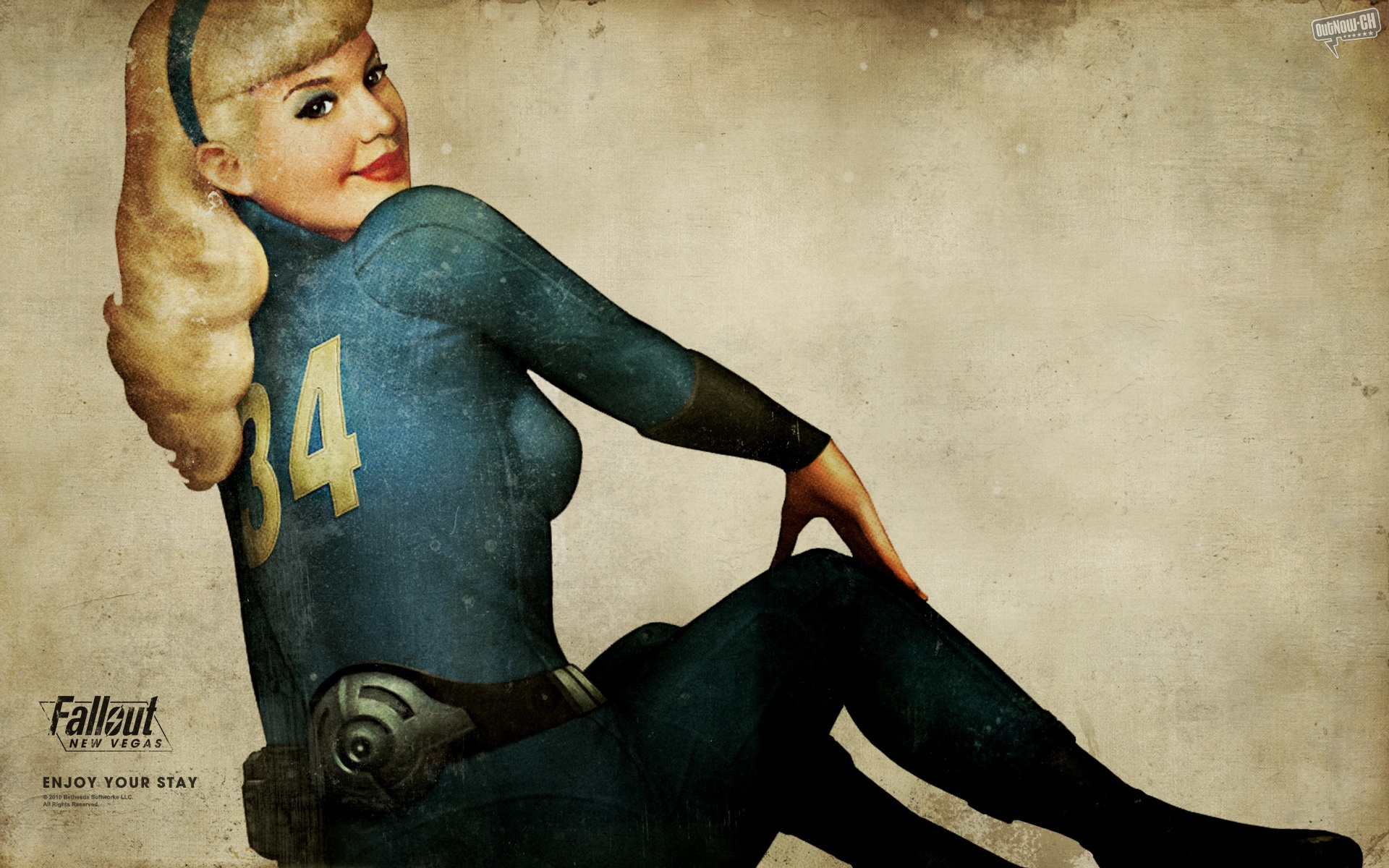 Fallout New Vegas Wallpaper Wide - Fallout Sexy , HD Wallpaper & Backgrounds