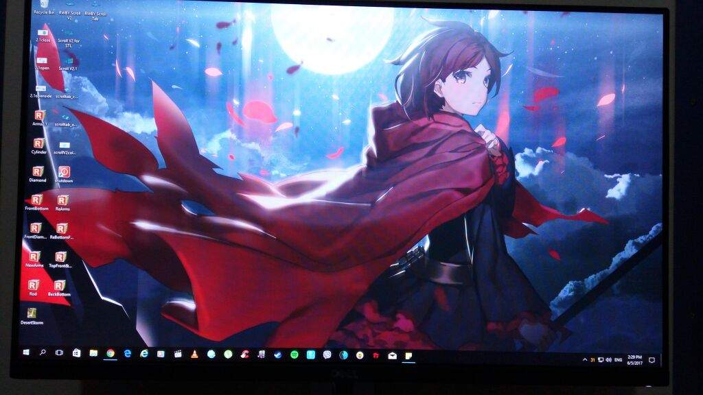 Cool Animated Ruby Rose Wallpaper - Rwby Animated , HD Wallpaper & Backgrounds