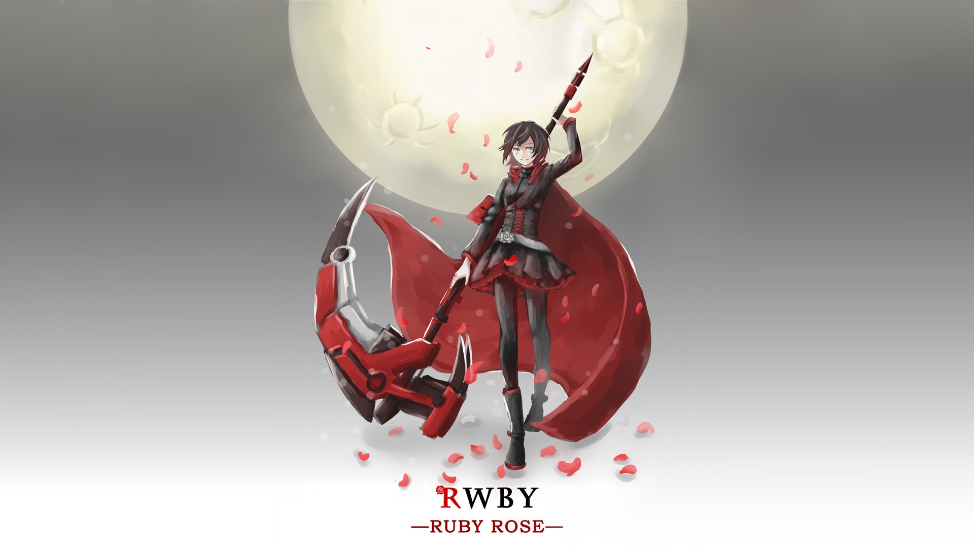 Wallpaper Beautiful, Ruby Rose, Anime Girl, Rwby - Ruby Rose Wallpaper Rwby Hd , HD Wallpaper & Backgrounds