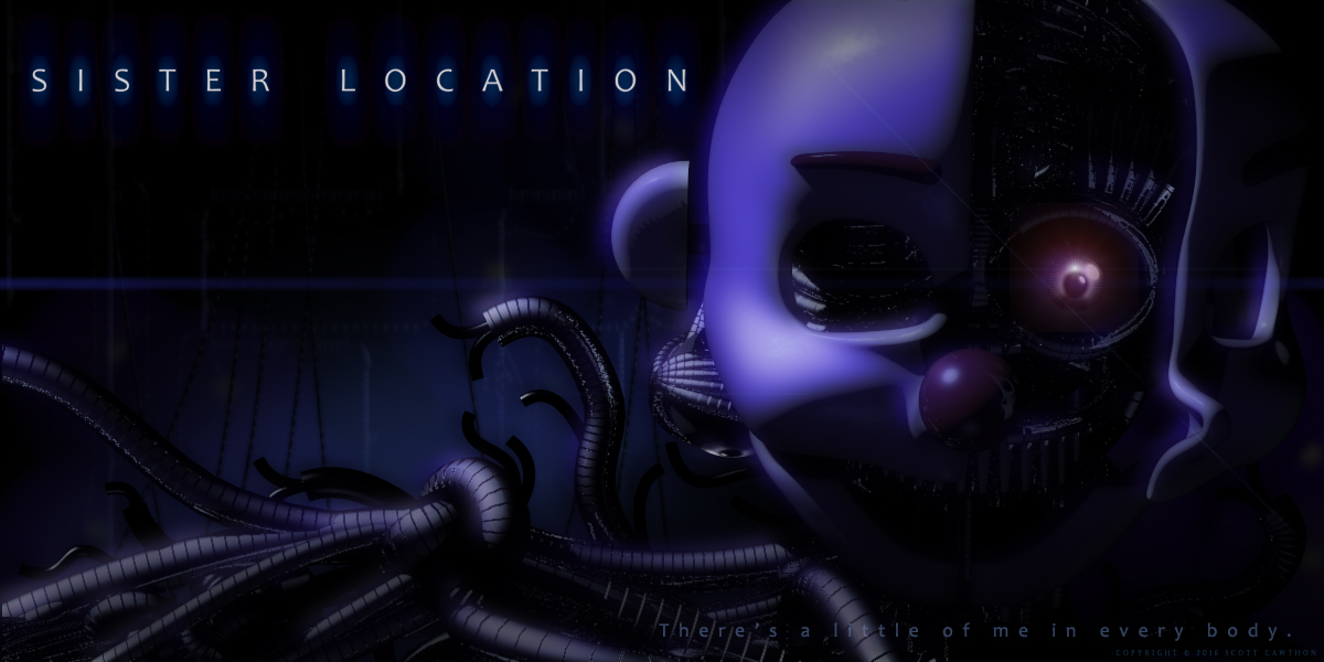 Five Nights At Freddy's Images Project - Fnaf Sister Location Ennard Teaser , HD Wallpaper & Backgrounds