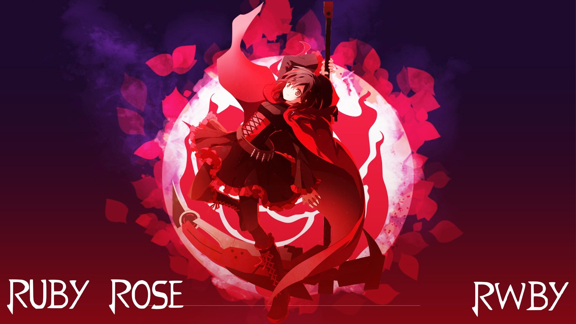 Ruby Wallpaper - Ruby Rose Rwby Background , HD Wallpaper & Backgrounds