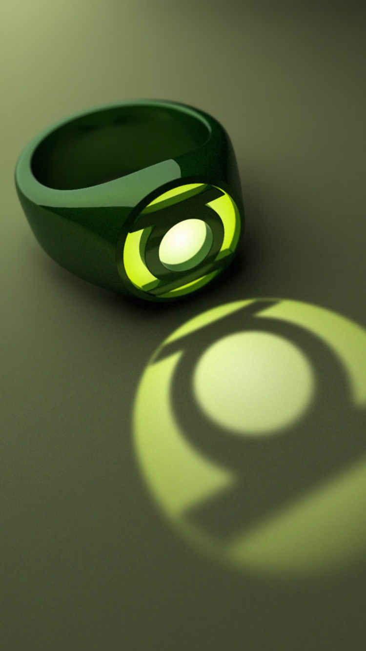 Green Lantern Ring Iphone Wallpaper - Circle , HD Wallpaper & Backgrounds