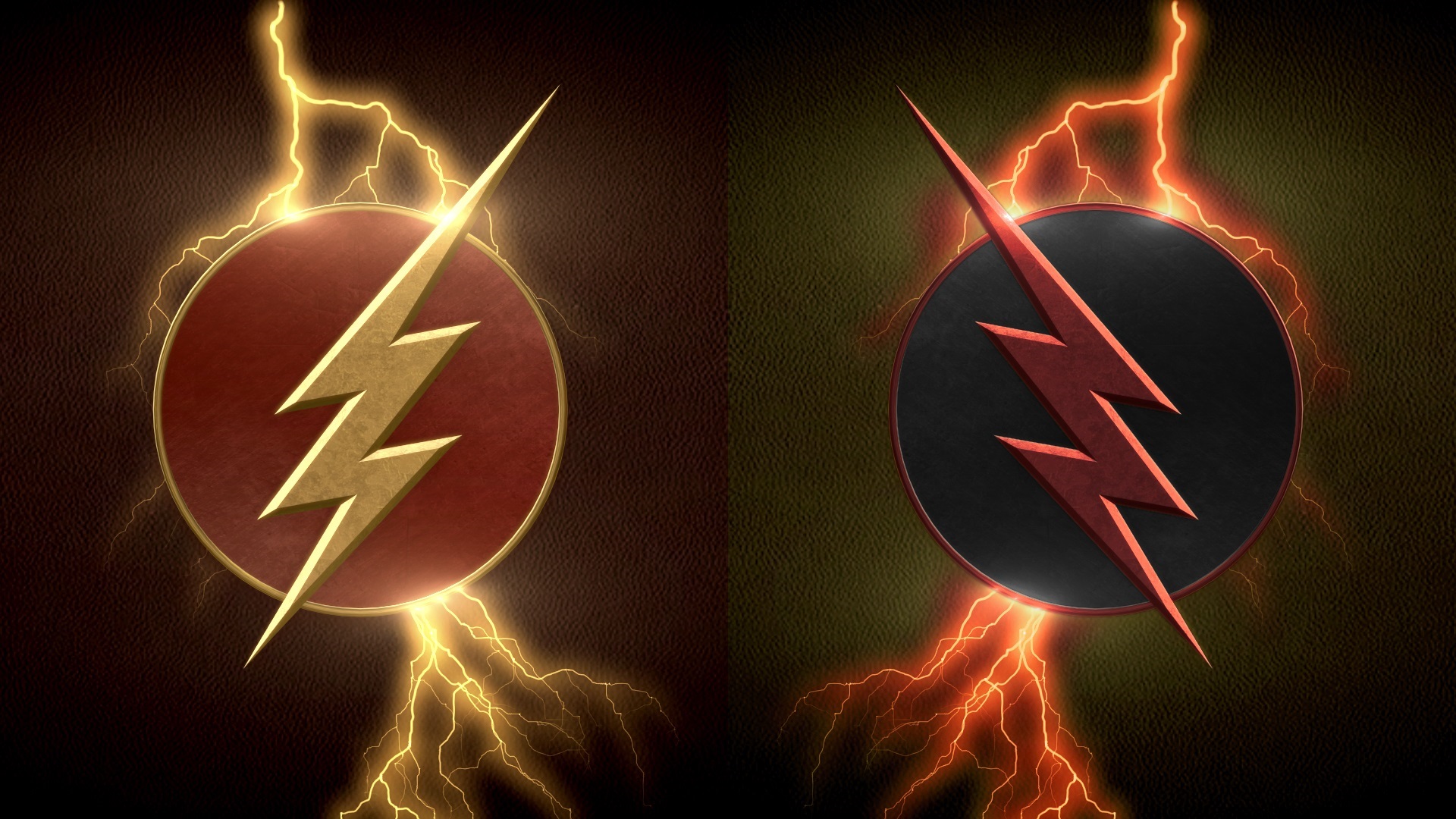 Flash Vs Reverse Flash Wallpaper - Flash Logo Apple Watch , HD Wallpaper & Backgrounds