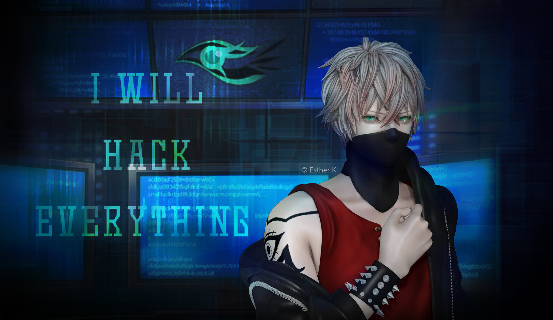 Mystic Messenger - Unknown - Unknown Hacker Mystic Messenger , HD Wallpaper & Backgrounds