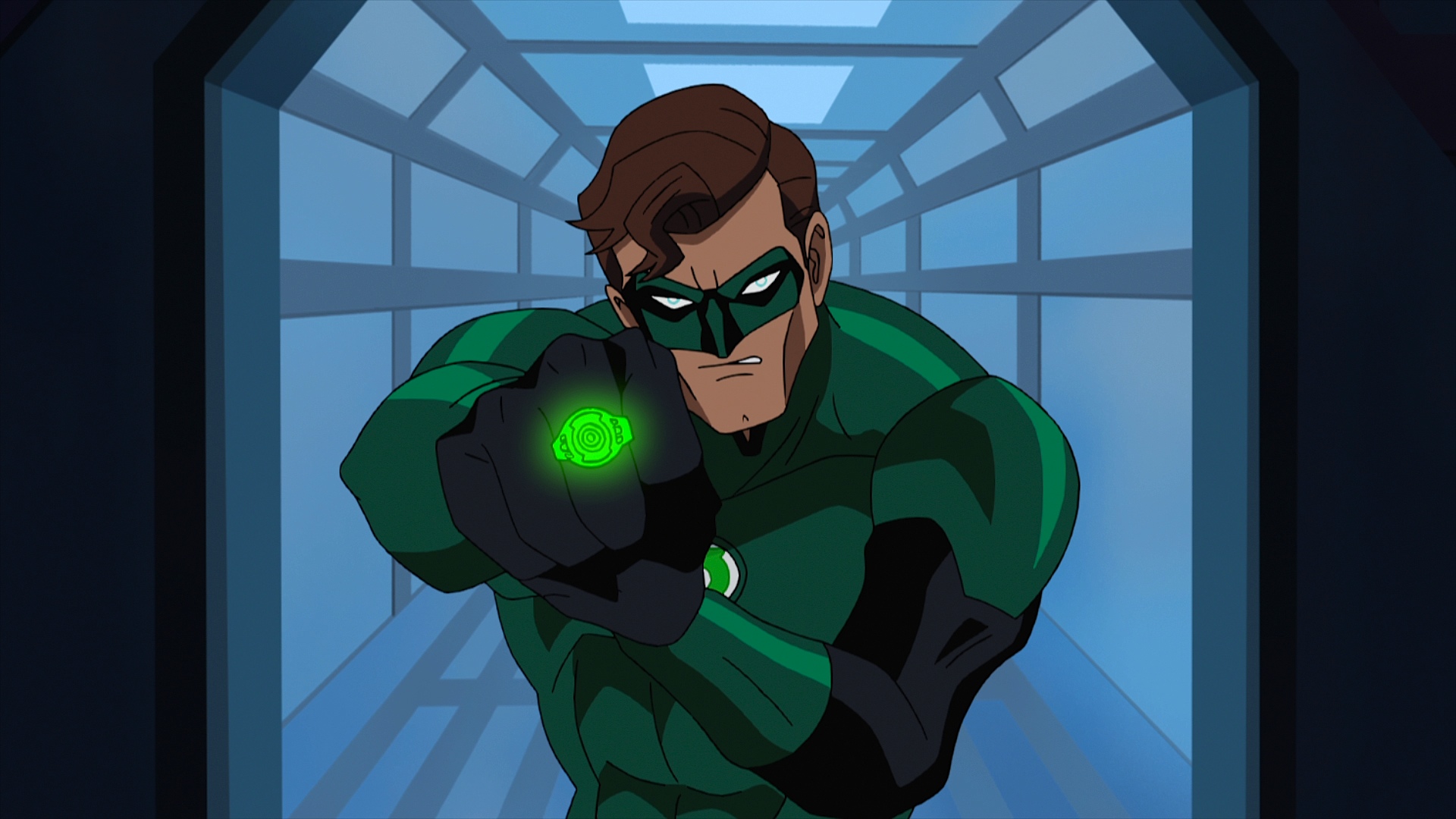 Green Lantern Hal Jordan Cartoon , HD Wallpaper & Backgrounds
