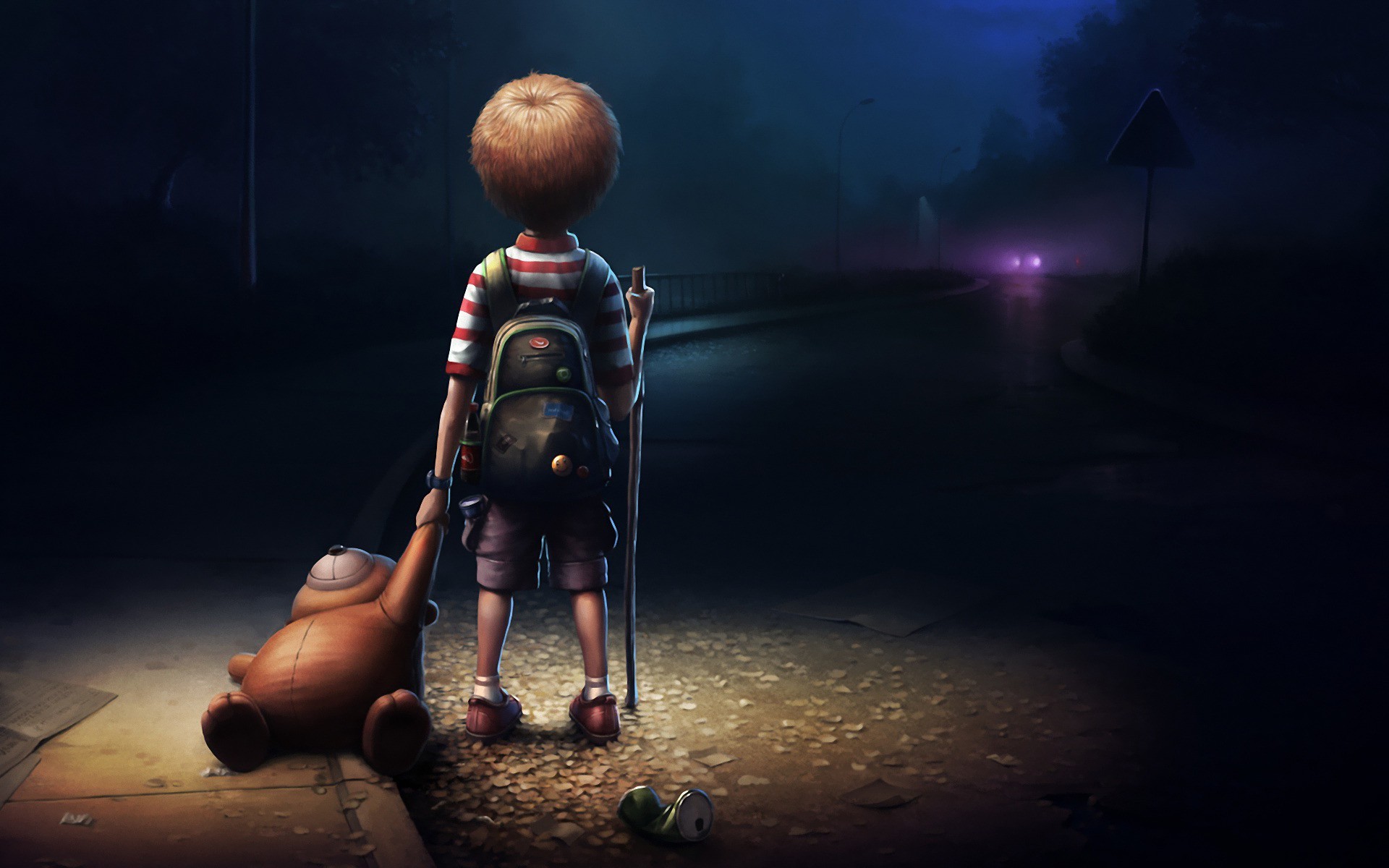 Sad Boy Wallpaper 2018 - Alone Kid , HD Wallpaper & Backgrounds