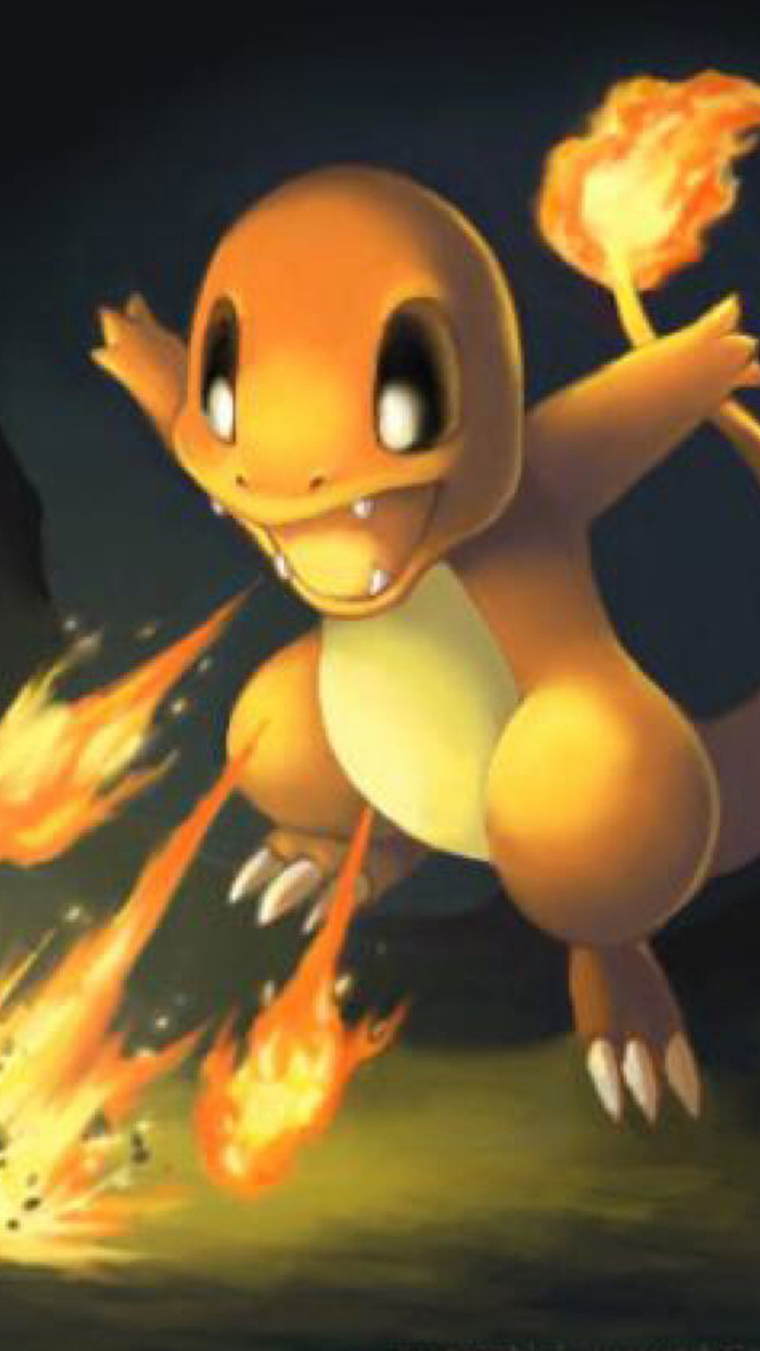 Charmander Pokemon Go Iphone 7 Wallpaper Hd - Pokemon Charmander Fanart , HD Wallpaper & Backgrounds