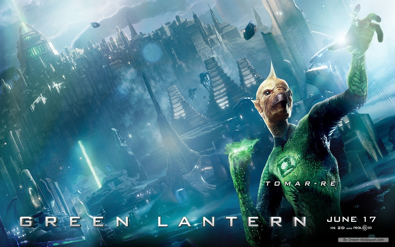 Free Movie Wallpaper - Green Lantern 2011 3d , HD Wallpaper & Backgrounds