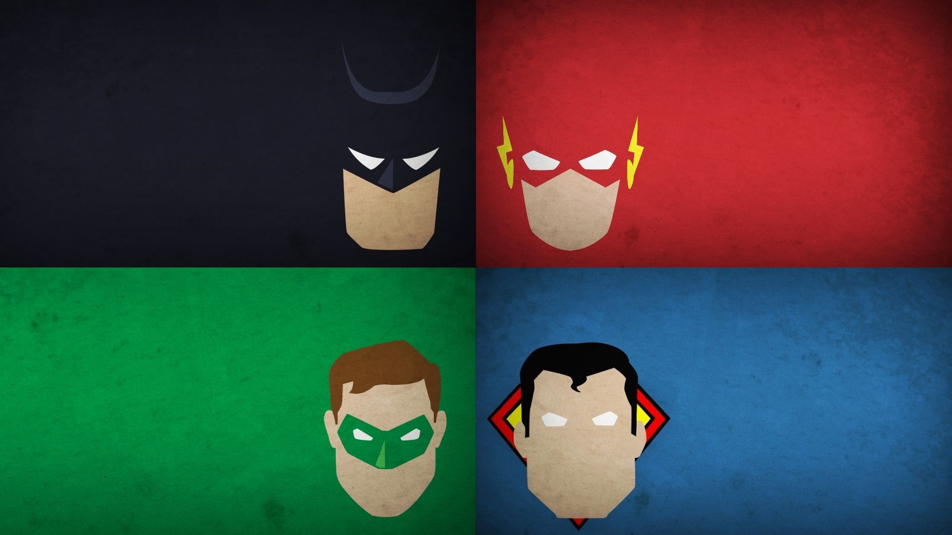 Justice League Batman The Flash Green Lantern Superman - Justice League Cartoon Hd , HD Wallpaper & Backgrounds