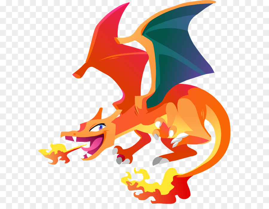 Charizard, Charmander, Pokémon, Orange, Fictional Character - Charizard Charmander Charmeleon Pokemon , HD Wallpaper & Backgrounds