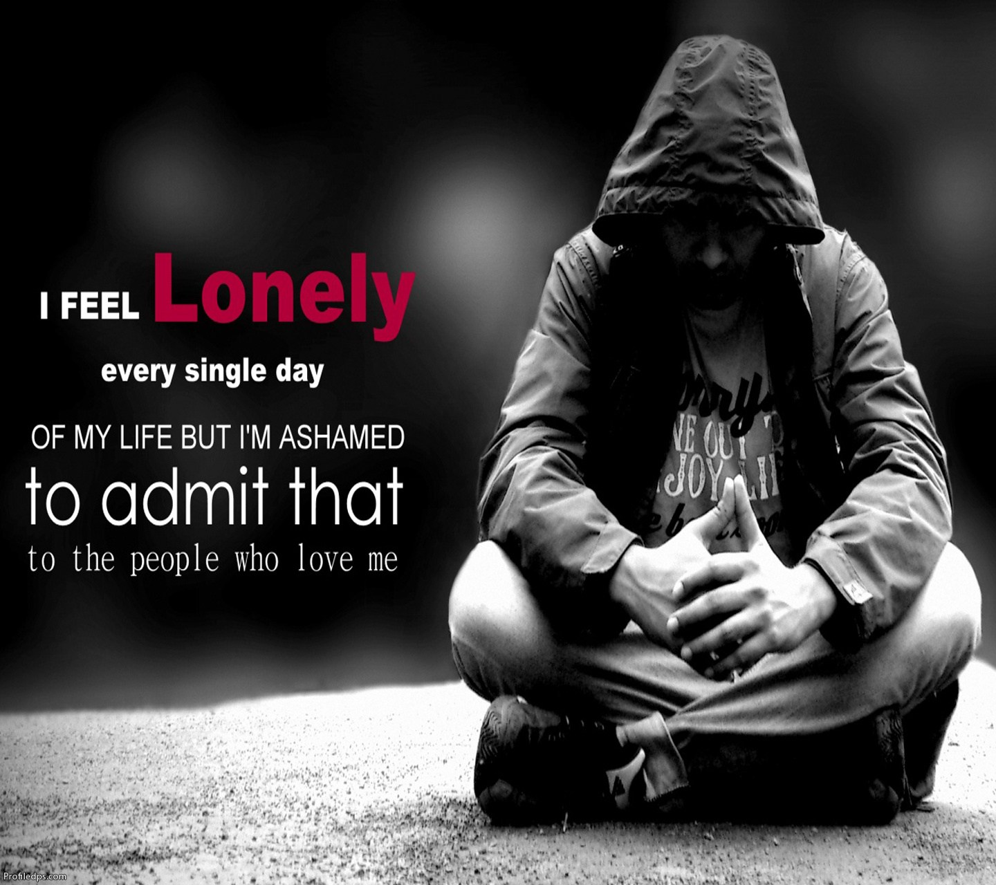 Alone Boy Hd Wallpaper For - Alone In Darkness Quotes , HD Wallpaper & Backgrounds