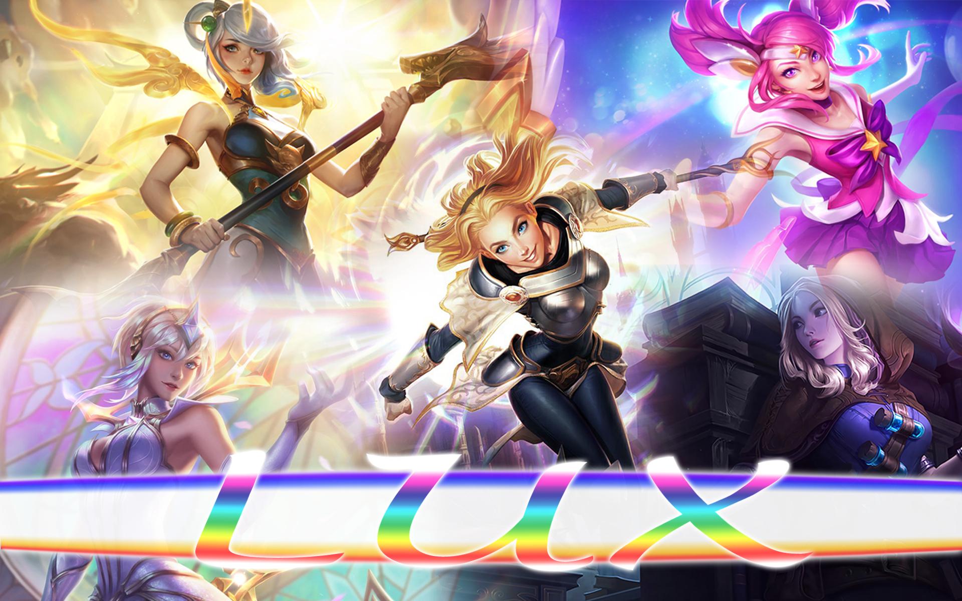 Lux Wallpaper - Lux League Of Legends Art , HD Wallpaper & Backgrounds