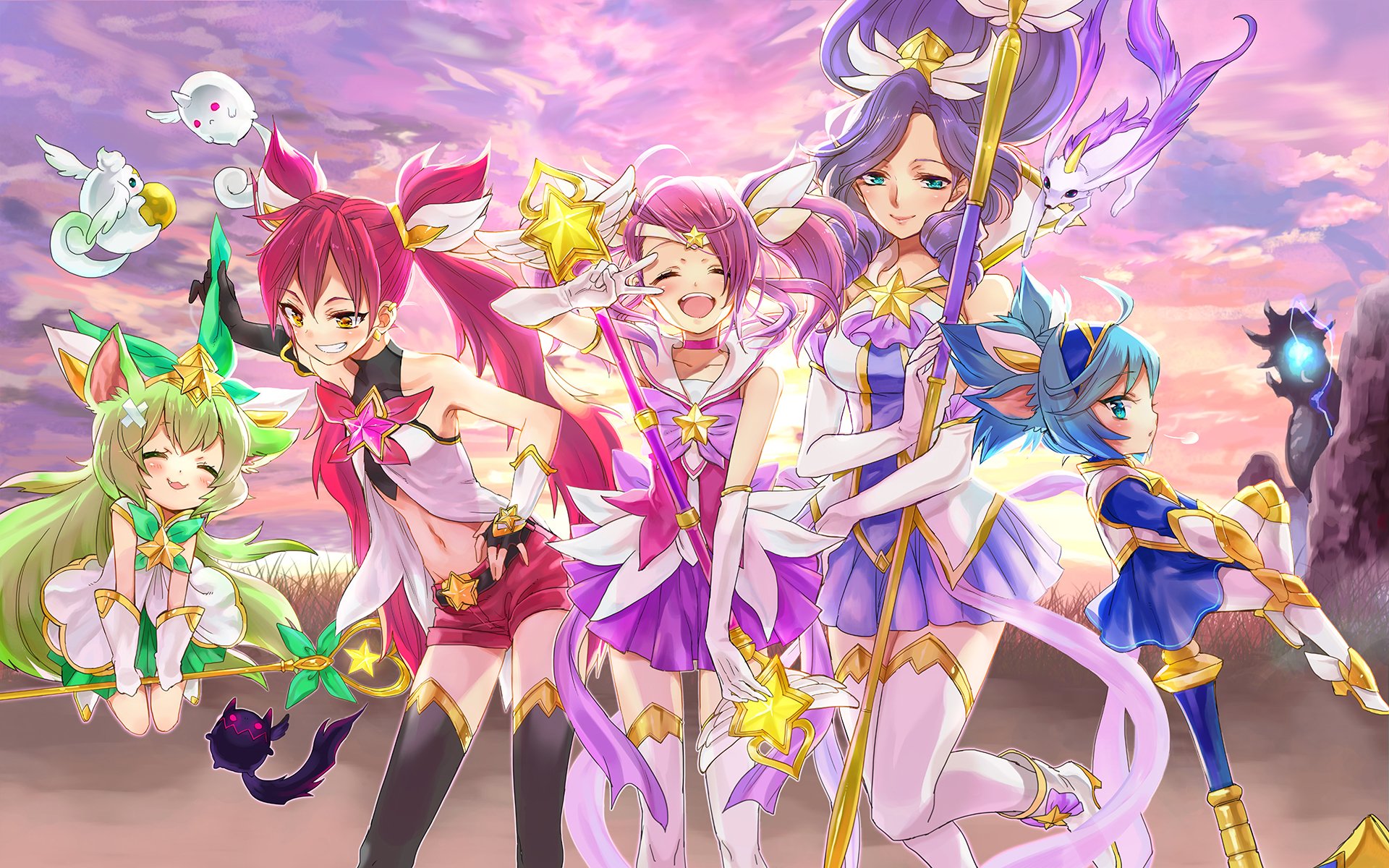 Hd Wallpaper - Lol Star Guardian Fan Art , HD Wallpaper & Backgrounds