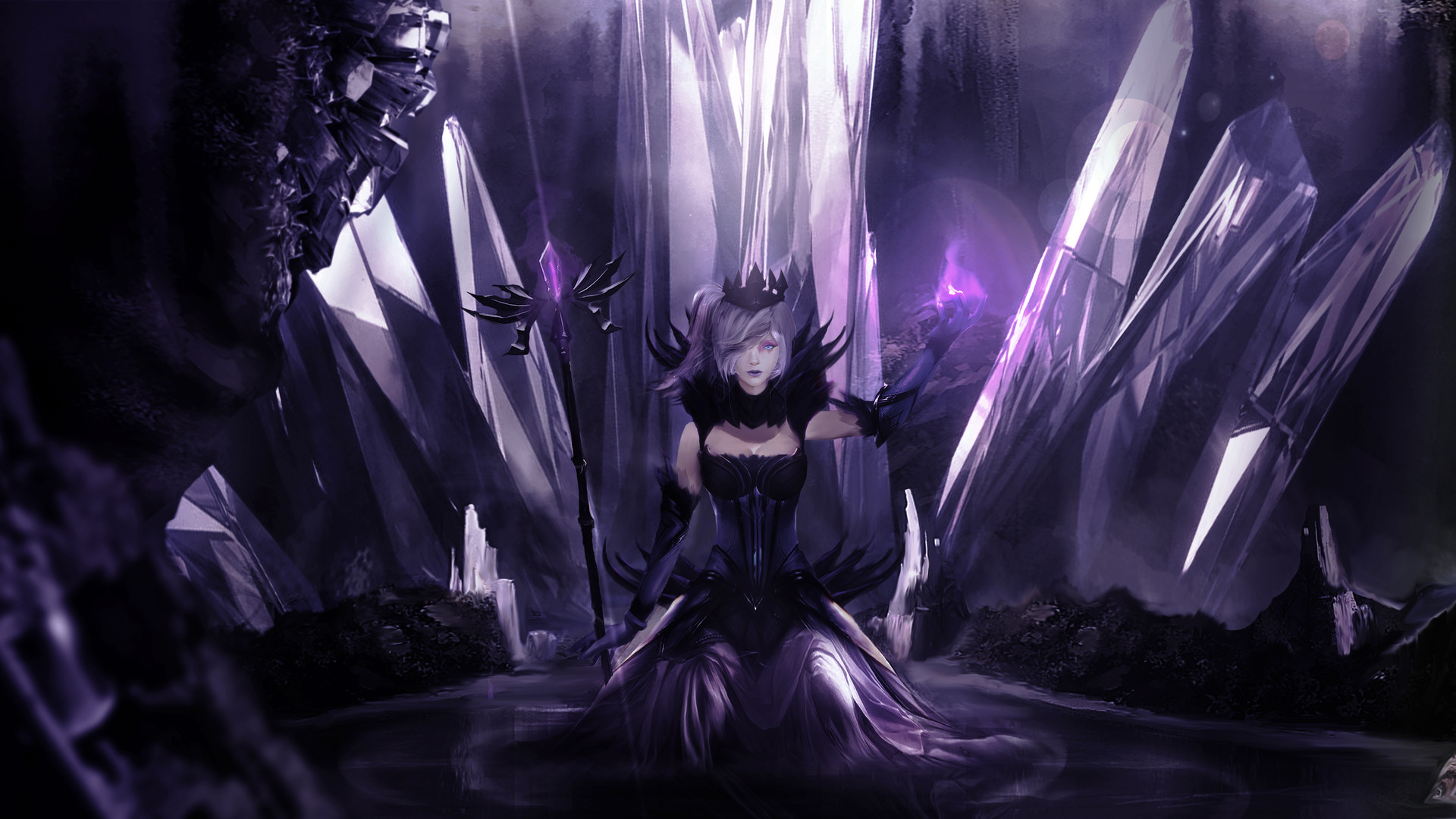 Alex Villamayor Final Ajustes222edit Ojos - League Of Legends Dark Lux , HD Wallpaper & Backgrounds