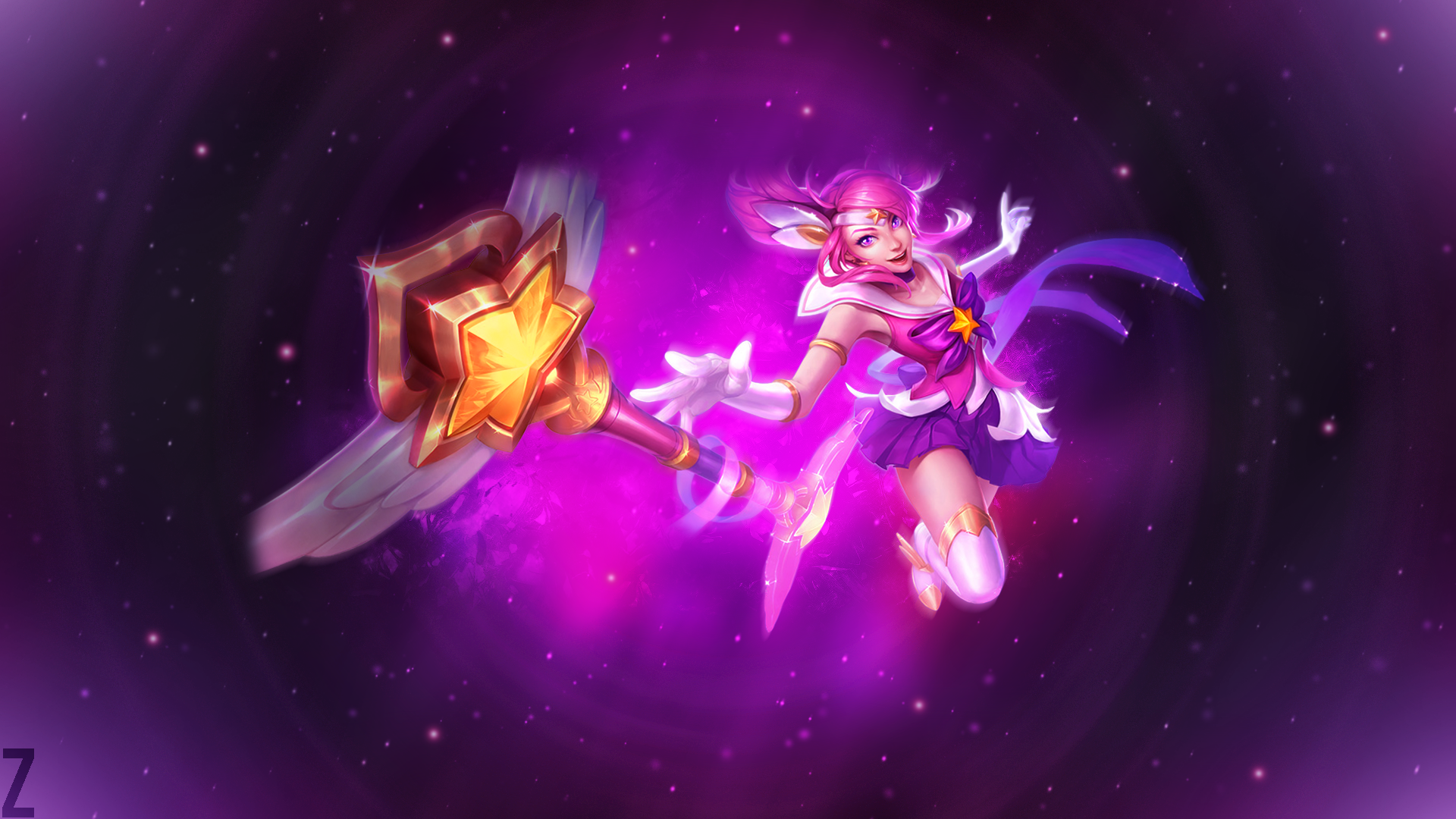 Star Guardian Lux Wallpaper - Star Guardian Lux , HD Wallpaper & Backgrounds