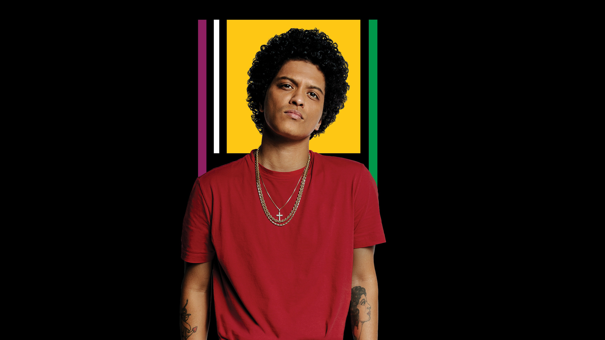 24k Wallpaper - Bruno Mars Tour 2018 , HD Wallpaper & Backgrounds