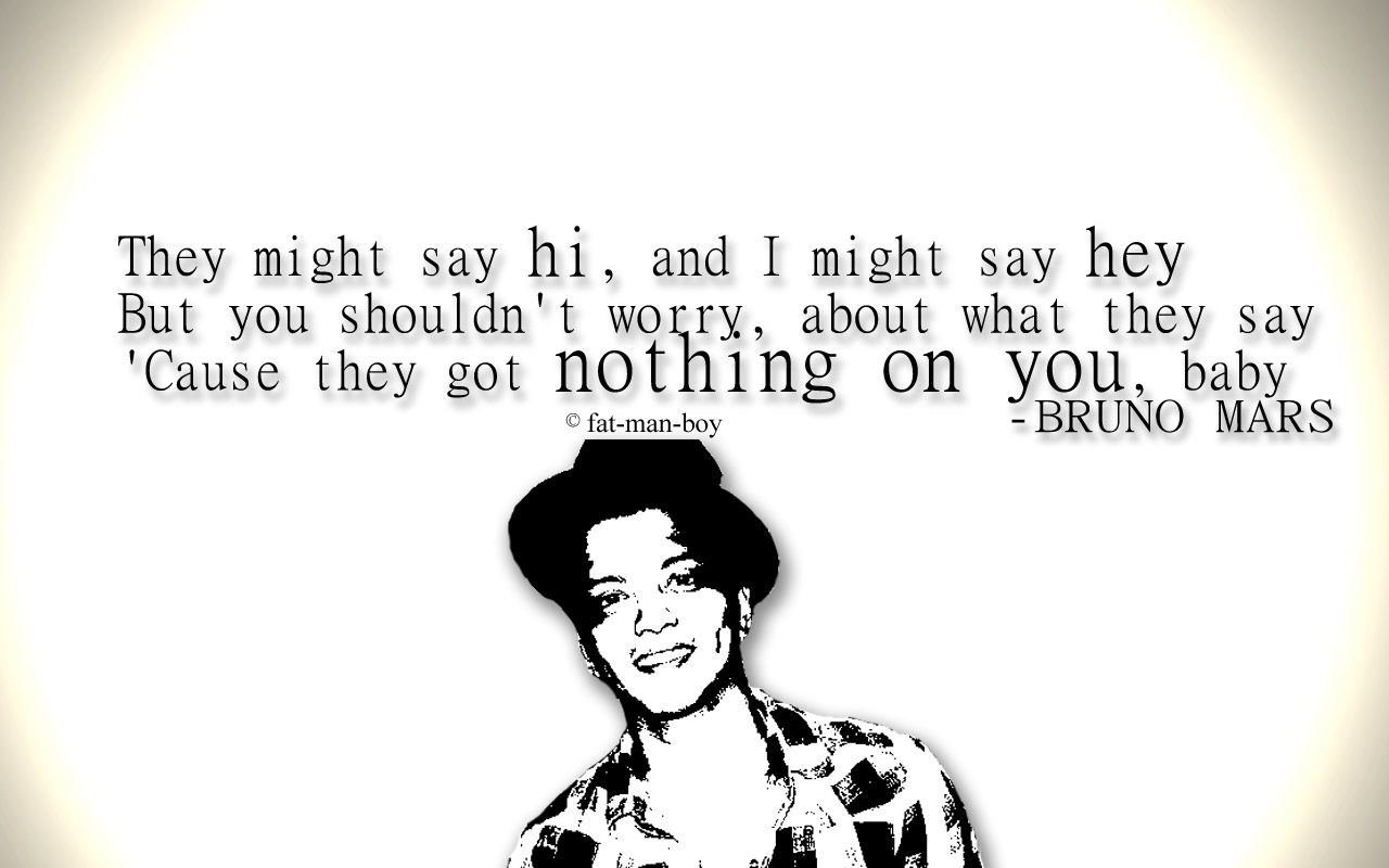 Bruno Mars Quotes 327610 - Billionaire Bruno Mars Quotes , HD Wallpaper & Backgrounds