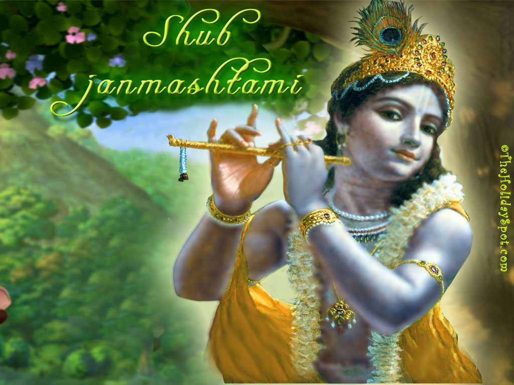 Janmashtami Ke Wallpaper - Happy Krishna Janmashtami Wishes , HD Wallpaper & Backgrounds