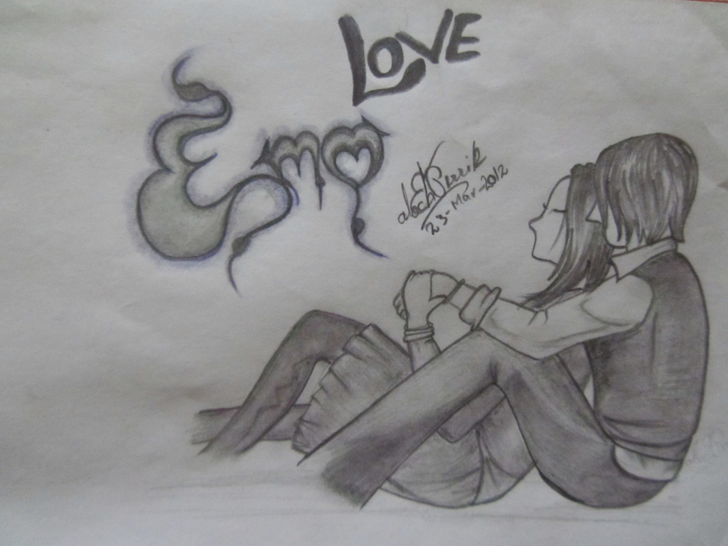 Hd Pencil Sketch Painting Of Love Pencil Drawing Sad - Pencil Art Drawings Love , HD Wallpaper & Backgrounds