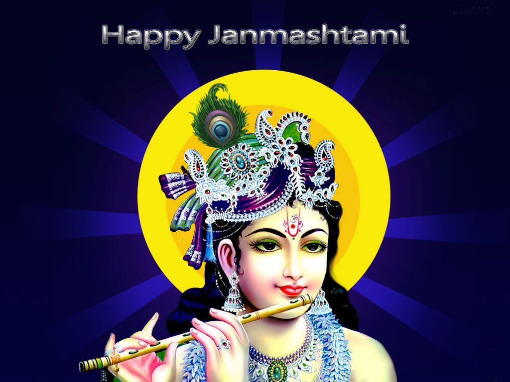 Krishna Janmashtami Wallpaper Hd - Full Hd Lord Krishna , HD Wallpaper & Backgrounds