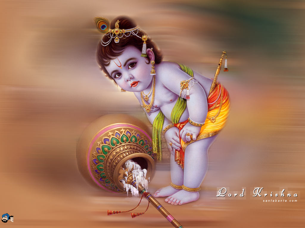 Happy-janmashtami - Lord Krishna , HD Wallpaper & Backgrounds