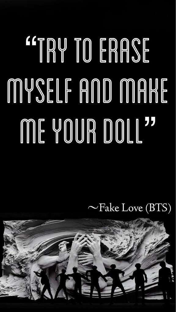 Fake Love Lyric Wallpapers - Bts Fake Love Dance , HD Wallpaper & Backgrounds