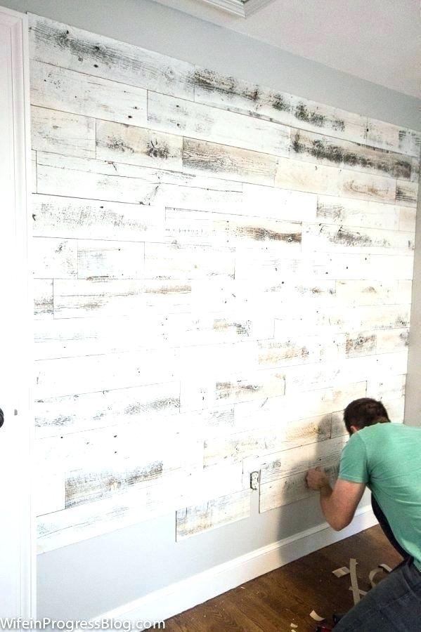 Painted - Whitewash Wood Accent Wall , HD Wallpaper & Backgrounds