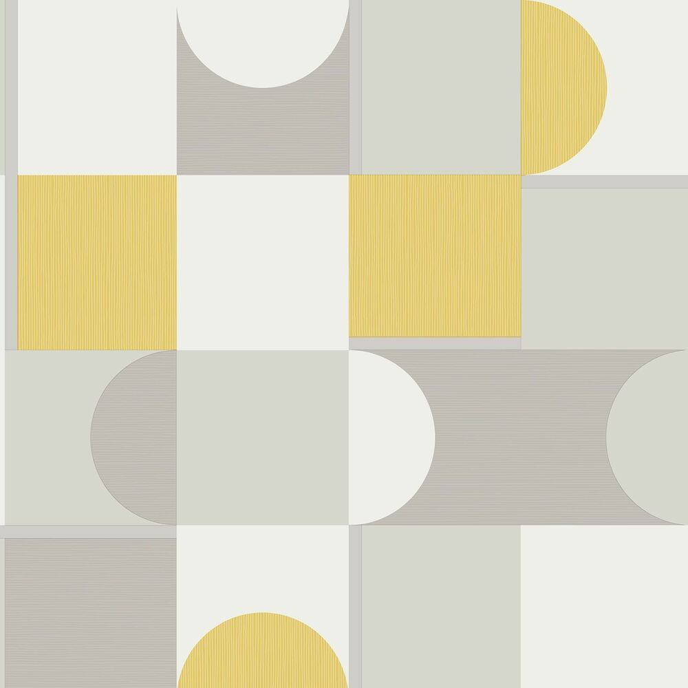 Details About Marino Geometric Mustard Yellow Grey Marino Oslo
