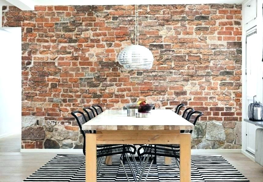Faux Old Brick Wall Interior 317215 Hd Wallpaper