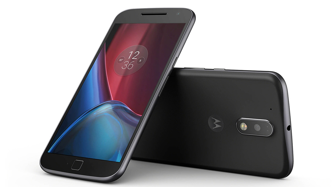 Motorola Moto G4 Plus Black Smartphone Fingerprint - Motorola G4 Plus , HD Wallpaper & Backgrounds