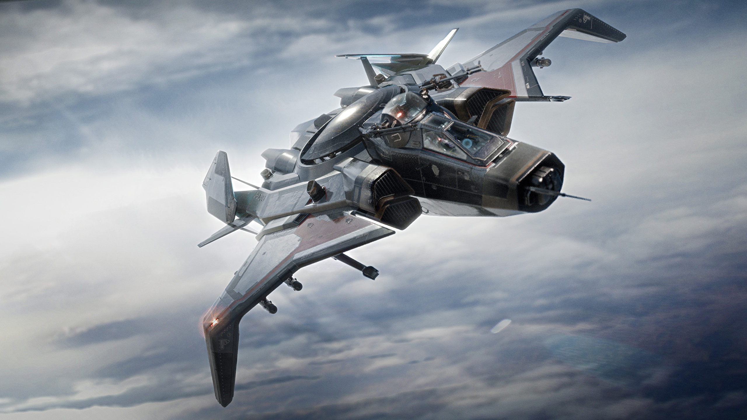 2560 X - Star Citizen Gladiator Bomber , HD Wallpaper & Backgrounds