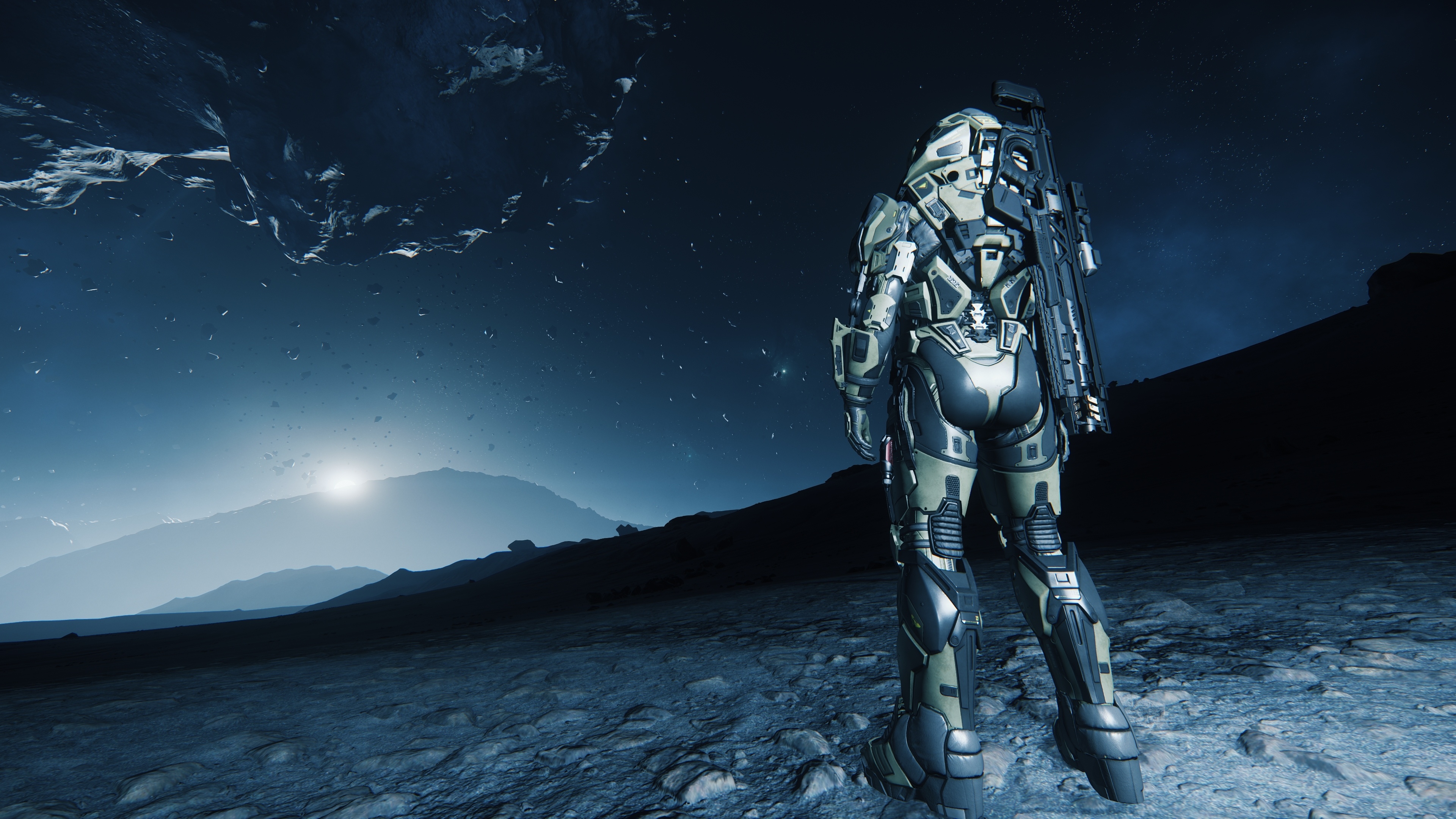 Wallpaper Soldier, Armoured Suit, Star Citizen - Star Citizen , HD Wallpaper & Backgrounds