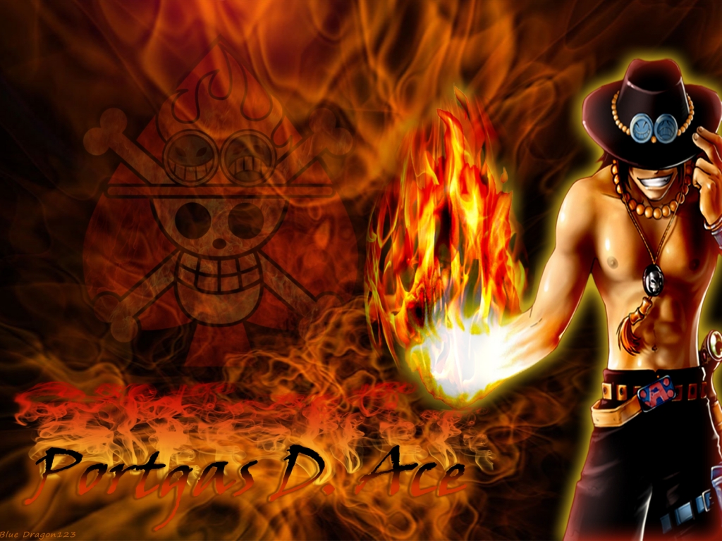 Portgas D - Ace - One Piece Ace Wallpaper Hd , HD Wallpaper & Backgrounds