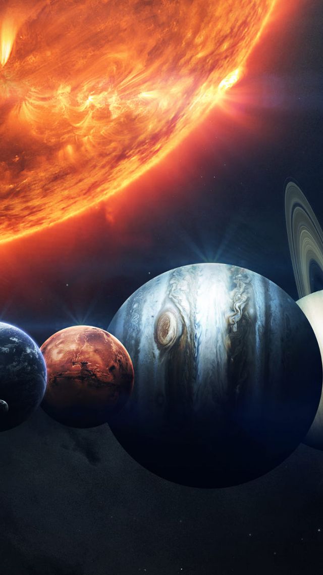 Sun, Planet, Hd - Solar System , HD Wallpaper & Backgrounds