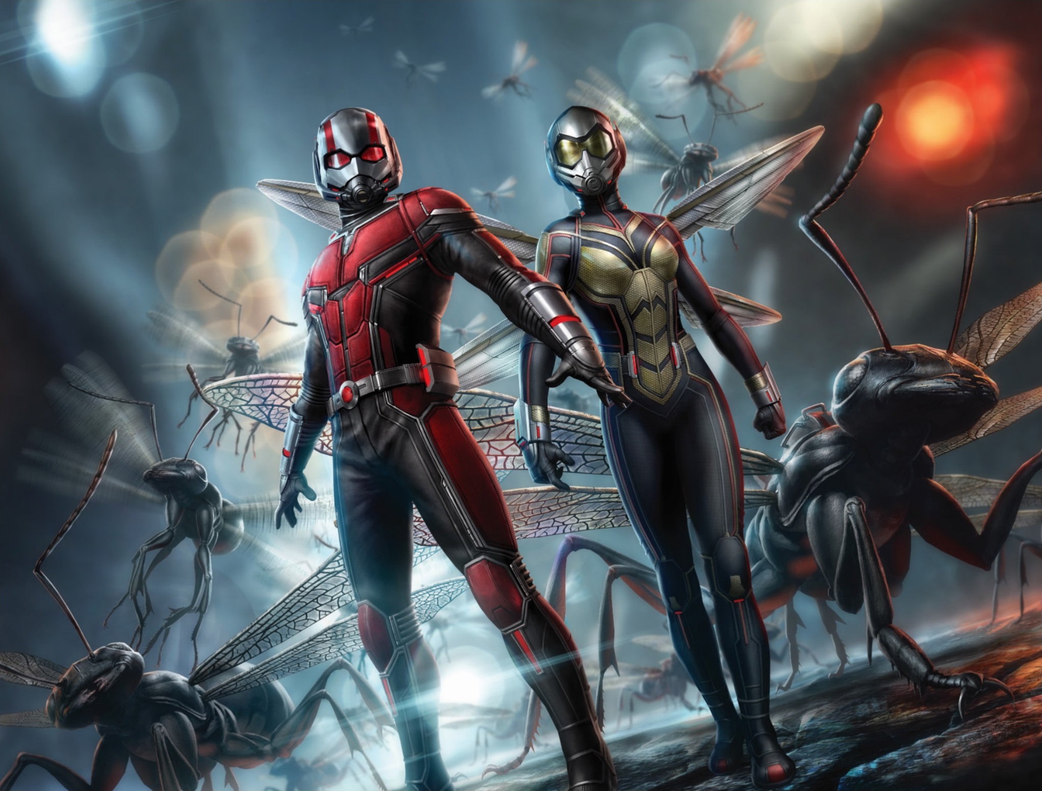 Ant Man And The Wasp Promotional Poster - Ant Man And The Wasp Spoiler , HD Wallpaper & Backgrounds