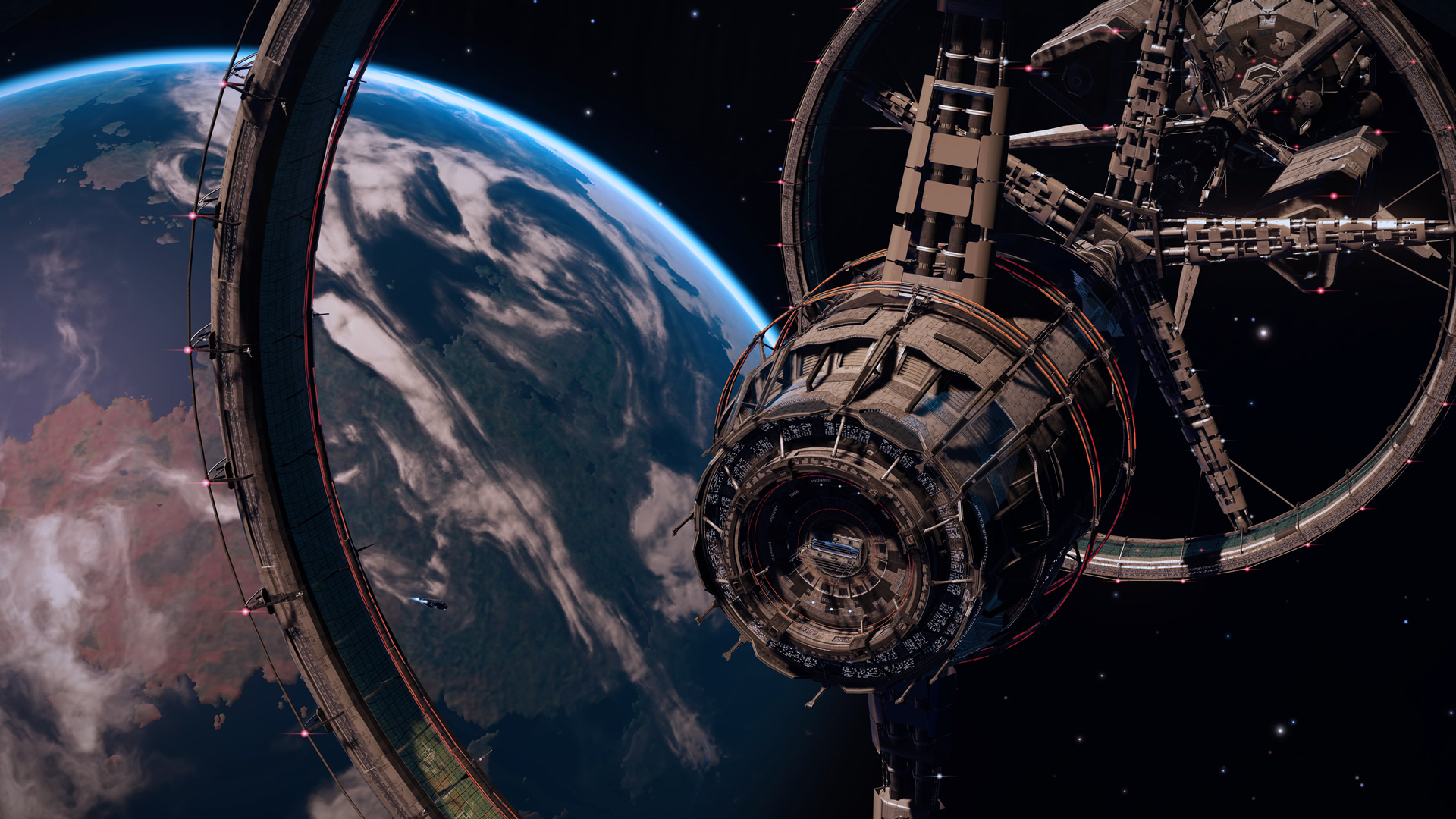 Elitedangerous - Space Station Elite Dangerous High Tech , HD Wallpaper & Backgrounds