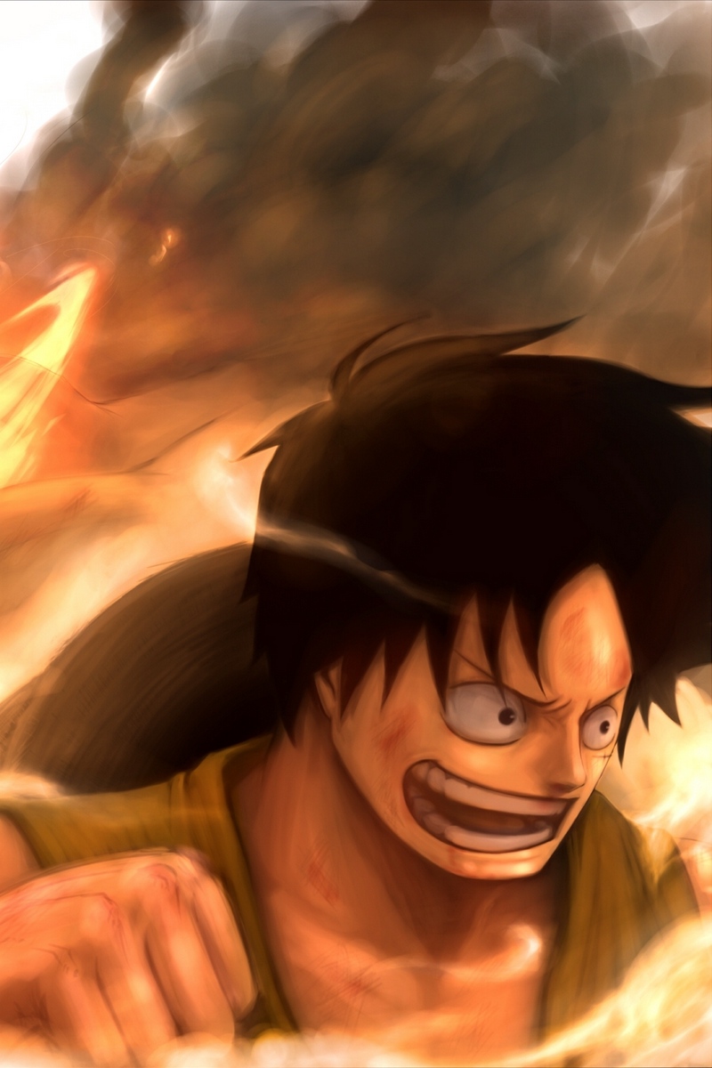 Wallpaper Meta Gun, Guys, Art, Monkey D Luffy, Portgas - One Piece Wallpaper Luffy And Ace 4k , HD Wallpaper & Backgrounds