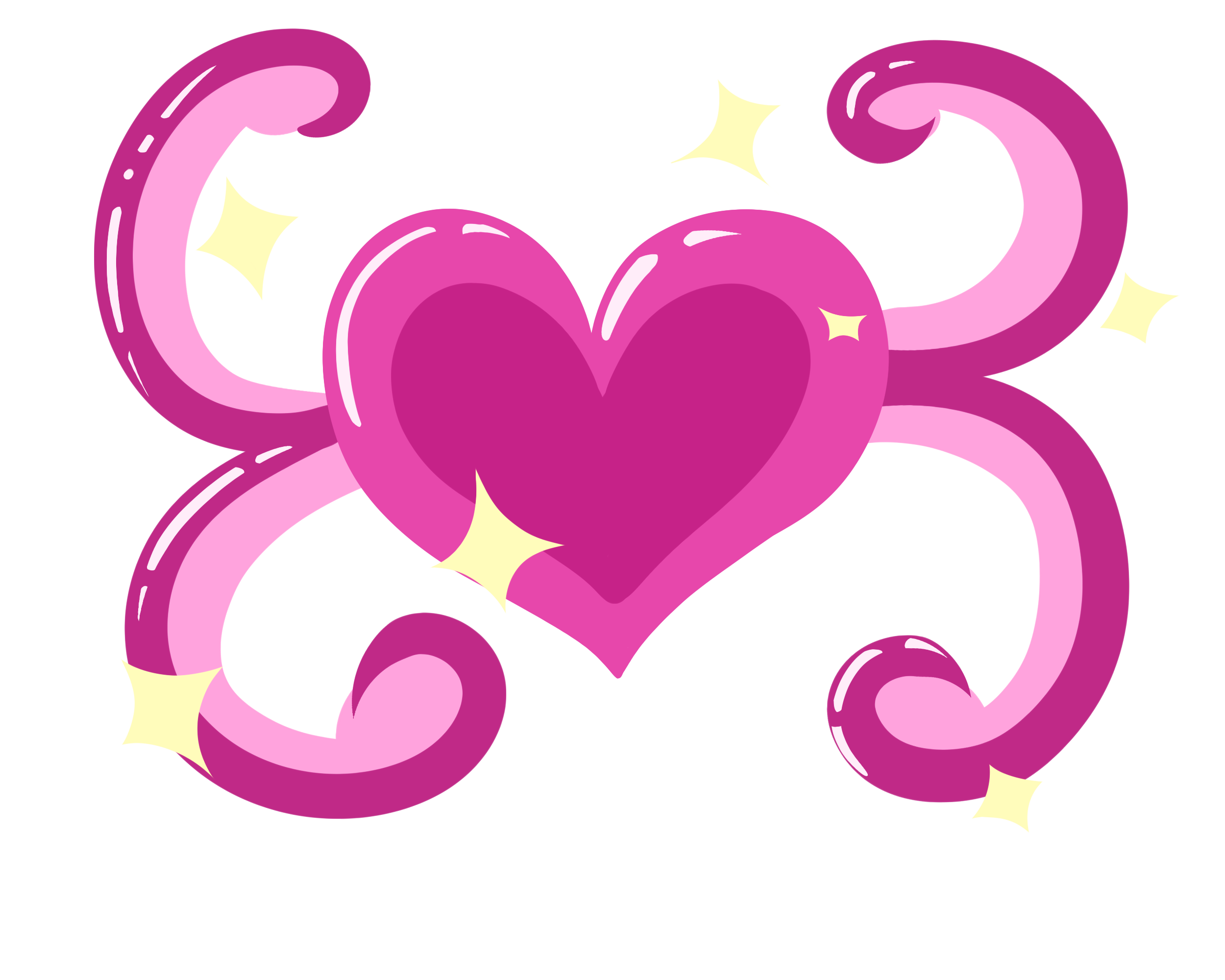 Heart Png Clipart - Mlp Love Cutie Mark , HD Wallpaper & Backgrounds